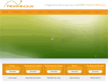 Tablet Screenshot of normindus.com